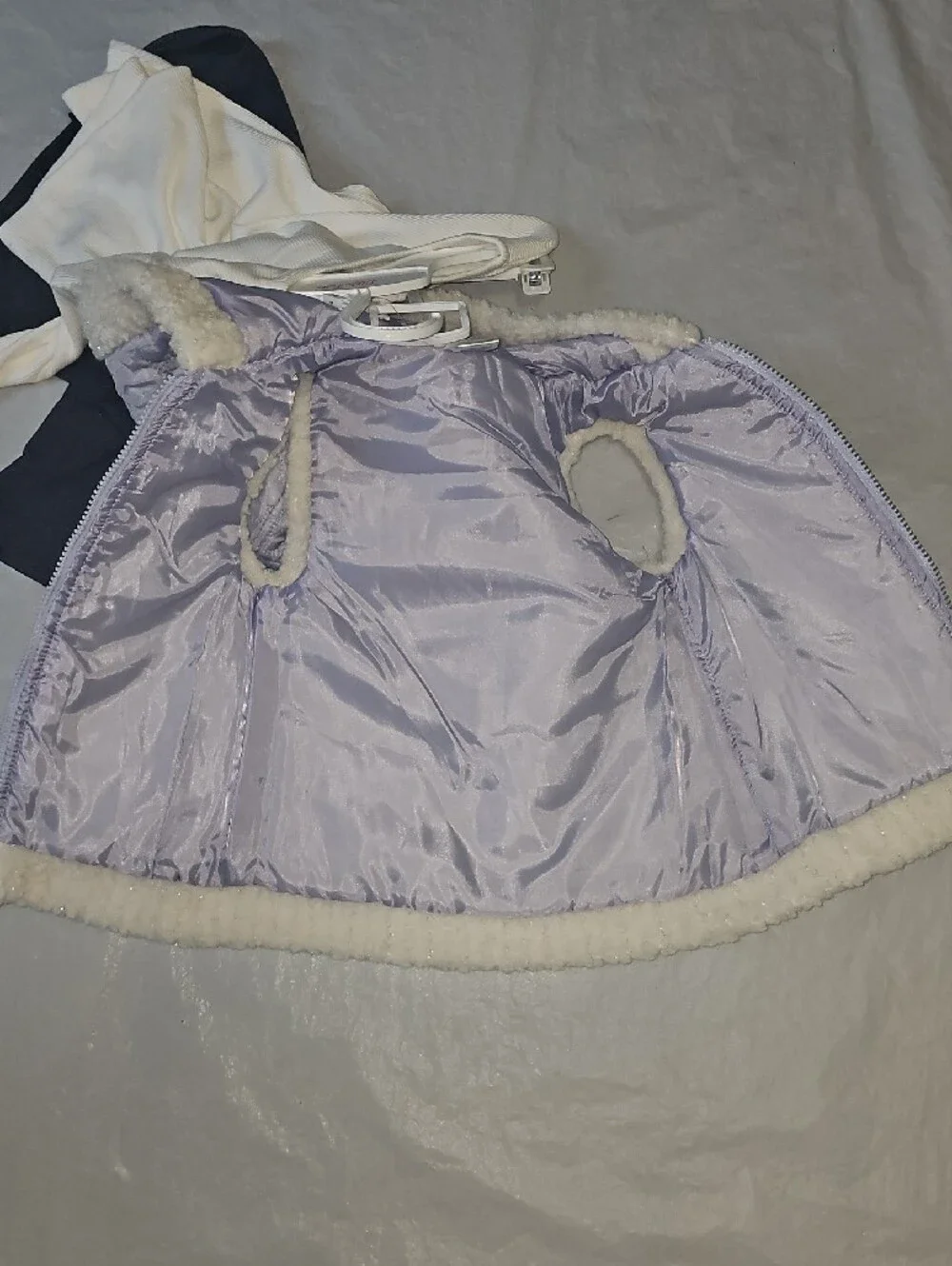 Little Lass Girls Size 5 Three Piece Set Hooded Vest, L/S Tee, Pull On Pant New - Picture 3 of 15